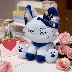 Genshin Impact 11″ Plush – FURINA CAT New (Hydro Video Games Soft Plushie Doll)