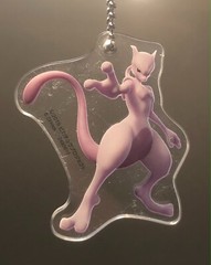 Pokemon Figure Flats Mewtwo Acryllic Strap Bandai Mewtwo Strikes Back Movie
