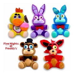 Collection Of 5 Mexican Five Nights At Freddy’s 12″ Plush Dolls Mexico Bootleg