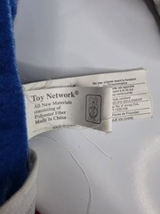 Toy Network Sonic the Hedgehog Plush Doll Stuffed Toy Blue Red Shoes 2008