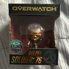 Blizzard Overwatch Cute But Deadly Golden Soldier: 76 Figure 2017 Exclusive