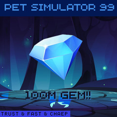 PET SIMULATOR 99 & PET SIM 99 & PS99 💎100M-15B GEMS💎 CHEAP & TRUSTED & FAST!🚨