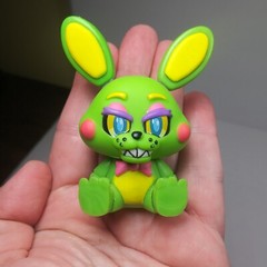Genuine FNAF Black Light Bonnie Funko Five Nights at Freddy’s Green Figure