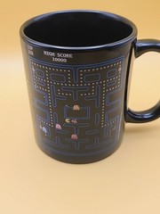Paladone Pac-Man Color Changing Black Coffee Mug Cup Pacman