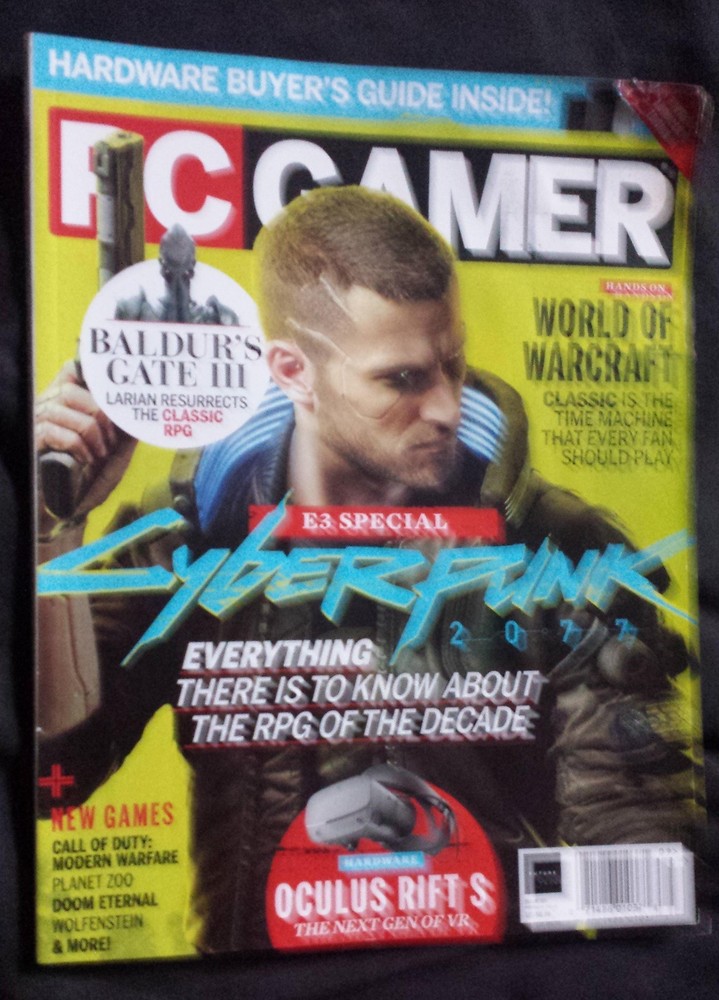PC Gamer #321 NM Cyberpunk 2077 Baldur’s Gate 3 Doom Eternal World of Warcraft