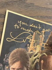 THE LAST OF US PART II Lithograph Signed Ashley Johnson & Laura Bailey JSA COA