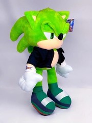 Mexico Scourge Evil Sonic Plush 15” Sonic The Hedgehog Mexican Bootleg Toy RARE