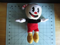 Funko 9″ 2018 Cuphead Plush lot of 3 Mugman Ms. Chalice toy merchandise used