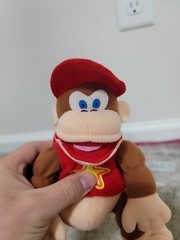 Donkey Kong DK and Diddy Plush Vintage Nintendo Stuffed Animals Beanbags BD&A