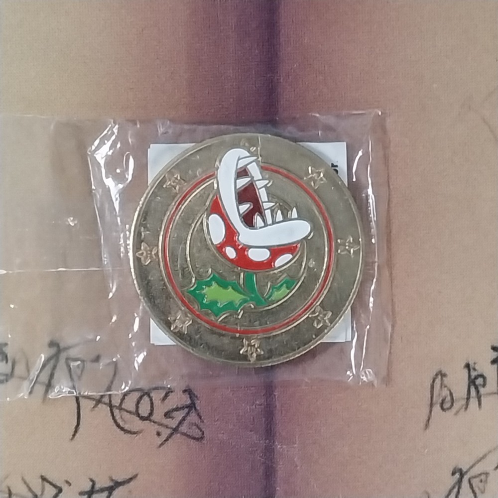 Super Mario Frankford Wonder Ball Collectible Coin Series 1, Piranha Plant
