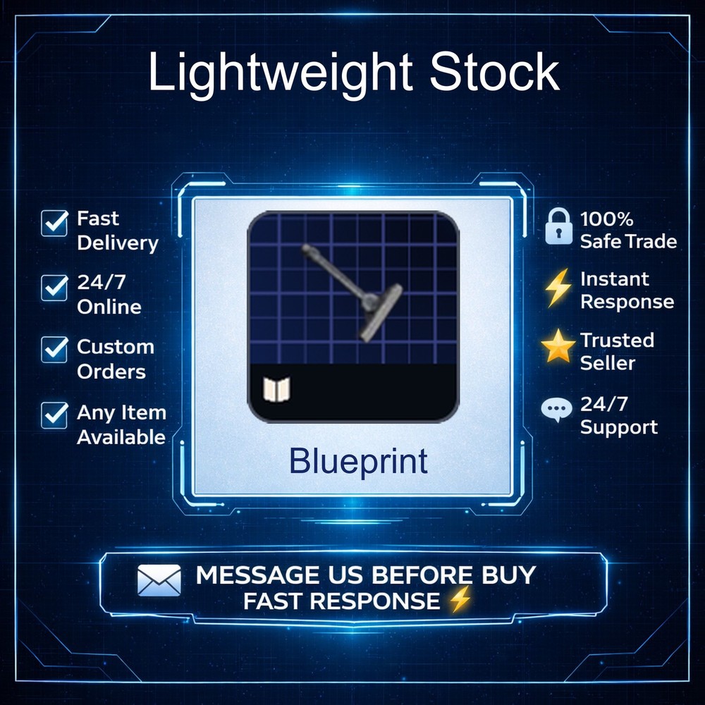 ARC Raiders Lightweight Stock Blueprints – All Blueprints Available