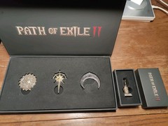 PAX West 2025 Path of Exile 2 POE2 Metal Pin Set + Keycap Boss Rush Challenge