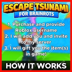 ✅INFINITY LUCKY BLOCK x5 🌊ESCAPE TSUNAMI FOR BRAINROTS‼️FAST & EASY ‼️