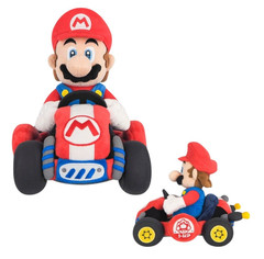 Official Nintendo Super Mario Kart World Mario 9″ Soft Doll Toys NEW Licensed