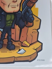 Terminator Art Print Signed By Artist Denzel Draws Video Game Art LE 672/2500