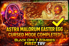 Astra Malorum Cursed Easter Egg COD Black Ops 7 BO7 CARRY Calling Card FIRST TRY