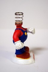 Rare 2001 BD&A Nintendo SUPER MARIO Bobblehead Body ONLY Missing Head!