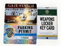 Raccoon City PD- Resident Evil Weapons Locker, Gate & Parking 3 Card Replica Set