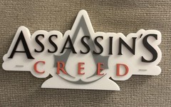 Assassin’s Creed Video Game Logo 3D Printed Sign Display Plaque Wall Art 7.8”