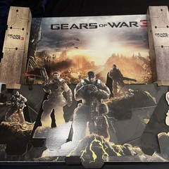 2011 Gears Of War 3 Store Display/Standee Cardboard RARE