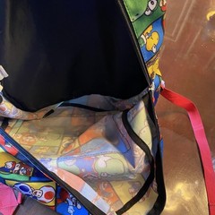 Super Mario Bros Nintendo Bioworld Backpack Mario Yoshi Toad Peach Print Bag