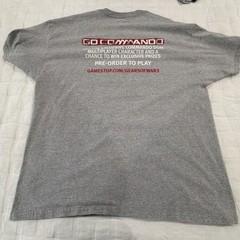 GEARS OF WAR 3 I’m Going Commando T-Shirt Gray 2011 Game Stop SIZE X-LARGE