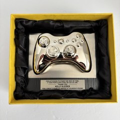 Activision Employee 5 Year Award Video Game Xbox 360 Controller Plaque Gold