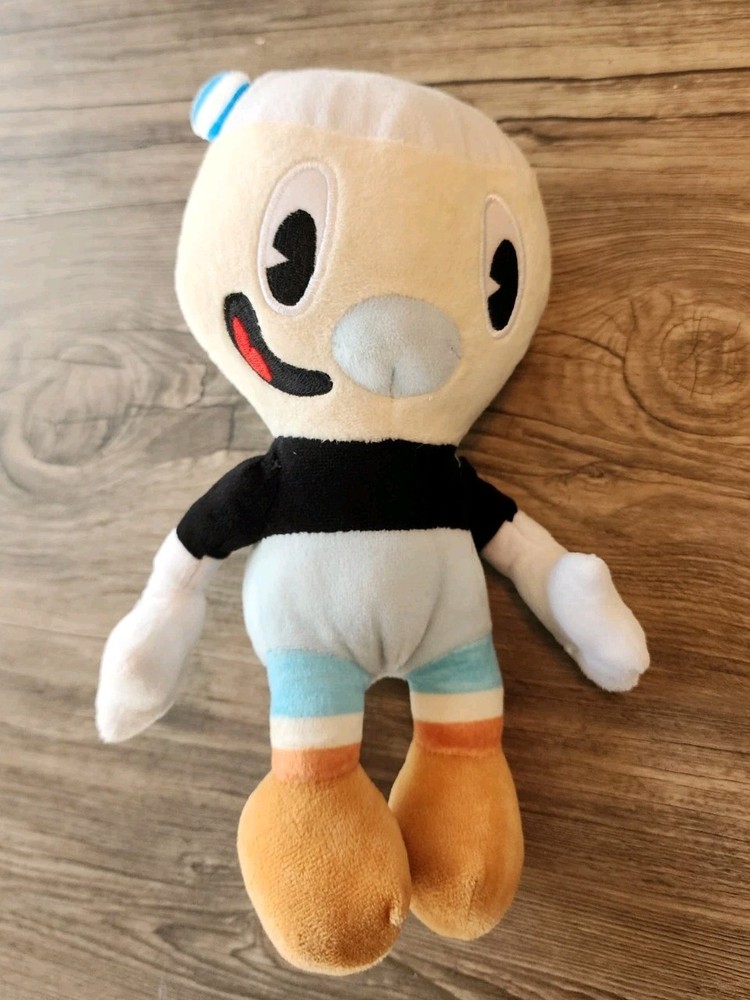 Cuphead Mugman Plush Stuffed Doll Animal Video Game Figure 9″