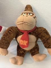 Talking Super Mario Plush Figure 1997Inc. Nintendo WORKS Donkey Kong As Well