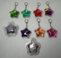 Five Nights At Freddys Liquid Star Keychains Lot of 9 Tsunameez FNAF 2023