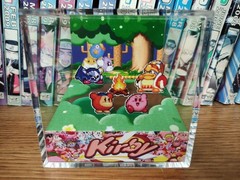 Kirby Meta Knight King DededeHandmade Diorama – Kirby Retro Gaming Cube – Fanart