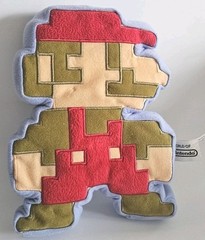 Club nintendo japan Limited Edition Dot Mario Cushion 12″ Plush Pillow Decor