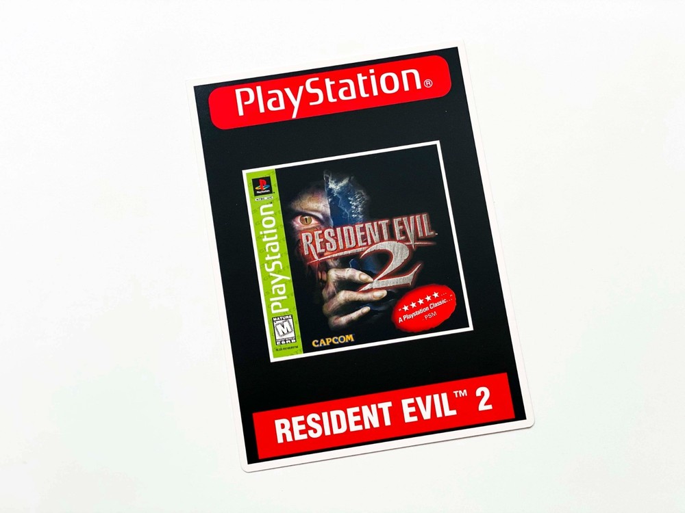 Resident Evil 2 (Greatest Hits) (PS1) VIDPro Card [5×7 CARD ONLY] *AUTHENTIC