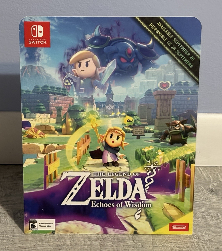 The Legend of Zelda: Echoes of Wisdom Nintendo Switch counter display standee