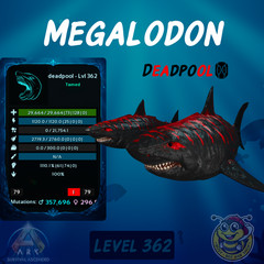 Ark-Survival-Ascended-PvE-Top-Stat-Megalodon-Pairs-Bundles-Lvl 362-BusyBee