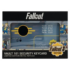Fallout 3 Vault 101 Limited Edition Security Keycard Replica – NUMBERED