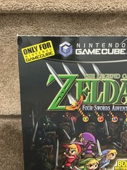 Nintendo GameCube Zelda Four Sword Adventure Box Display Promo Store Standee GBA