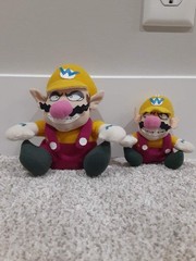 Super Mario Beanbag Plush | 6″ Wario & 4″ Wario Plush | 1997 BD&A