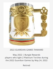 Destiny 2 Guardian Games 2022 Tankard Bungie Rewards WITH Glory and Gold Emblem