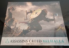 Assassin’s Creed Valhalla: “Fortress Assault” 1000 Piece Puzzle (NEW) 20 x 27″.