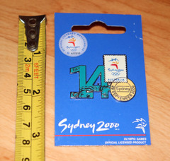 2000 SYDNEY OLYMPIC GAMES 14 days Official Licensed Product Promo Pin / Badge