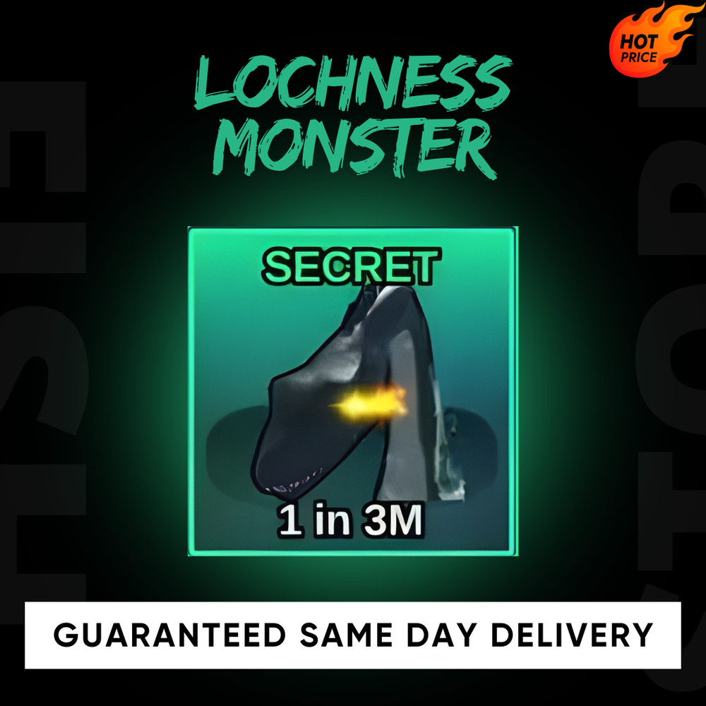 Roblox Fish It Lochnes smonster Secret 1/3M