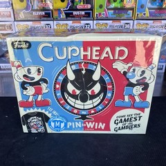 FUNKO CUPHEAD T-SHIRT IN BOX DEVIL “SPIN TO WIN”DEVIL DICE MUGMAN!! SZ Med RARE