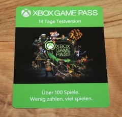 Xbox One Game Pass Card 14 Days Gamescom 2018 Exclusive Unscratched Collectible