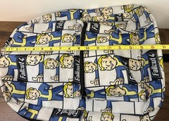 Bethesda Fallout Vault Boy Backpack with Zippered Pocket Video Game Merchandise