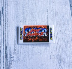 Vintage Street Fighter II Capcom Employee Pin Blockbuster Very Rare SNES