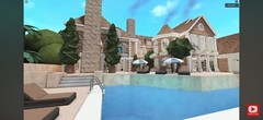 BLOXBURG MEGA SUMMER MANSION.FAST BUILDER CHEAP SERVICE