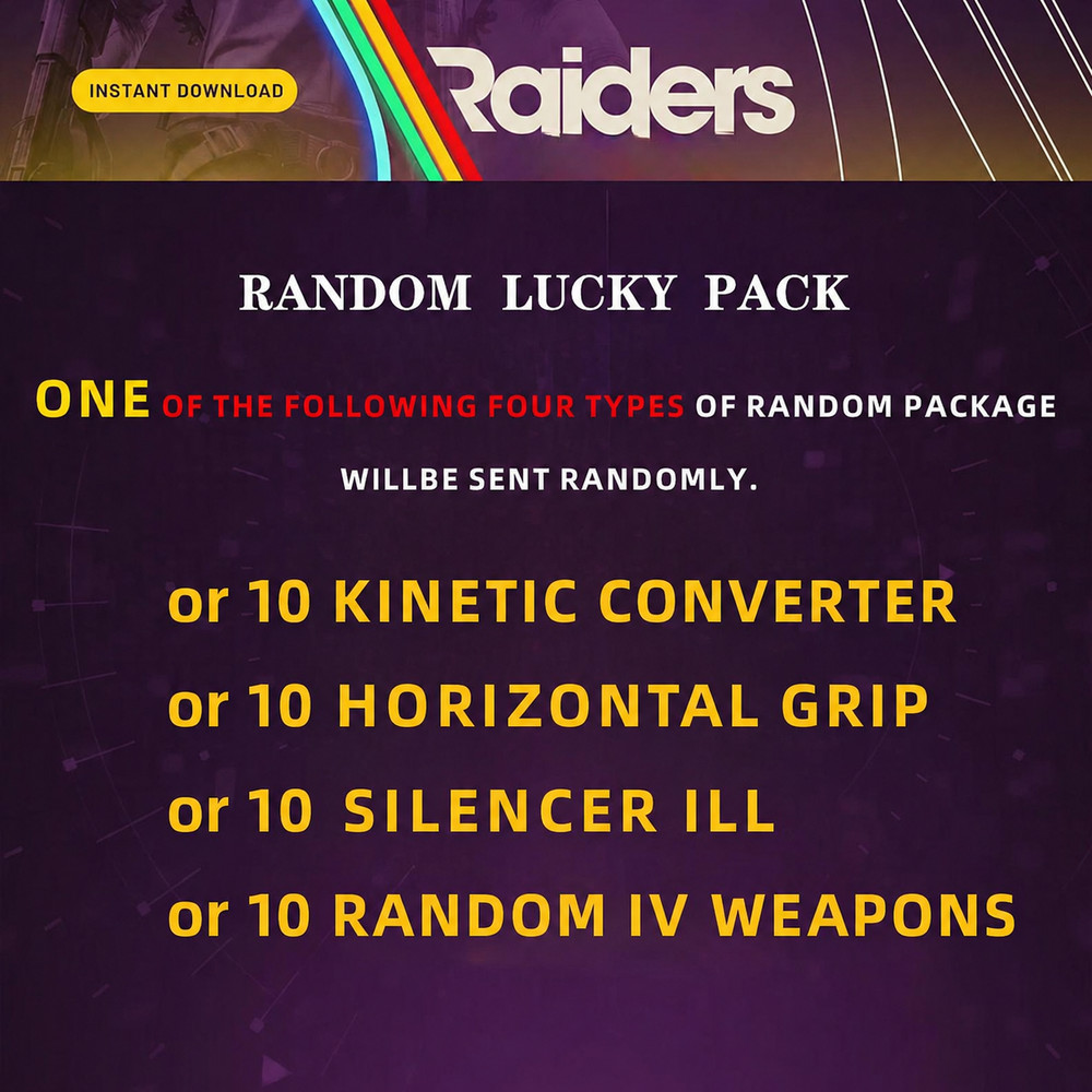 ARC Raiders Blueprints/Weapons/Keys/Materials⭐All Items🌈Suprise Random Package