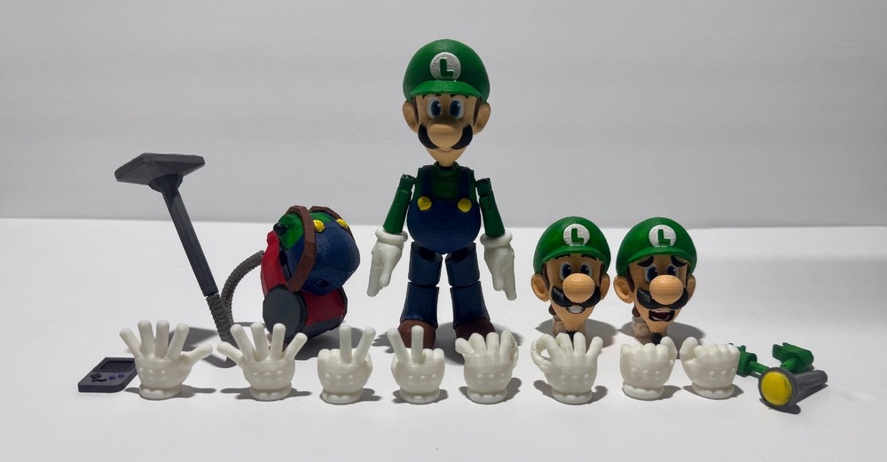 Luigi from Nintendo Action Figure