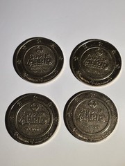 Nintendo Super Mario Frankford Candy Wonderball Coins Lot of 8 Mario Luigi Toad